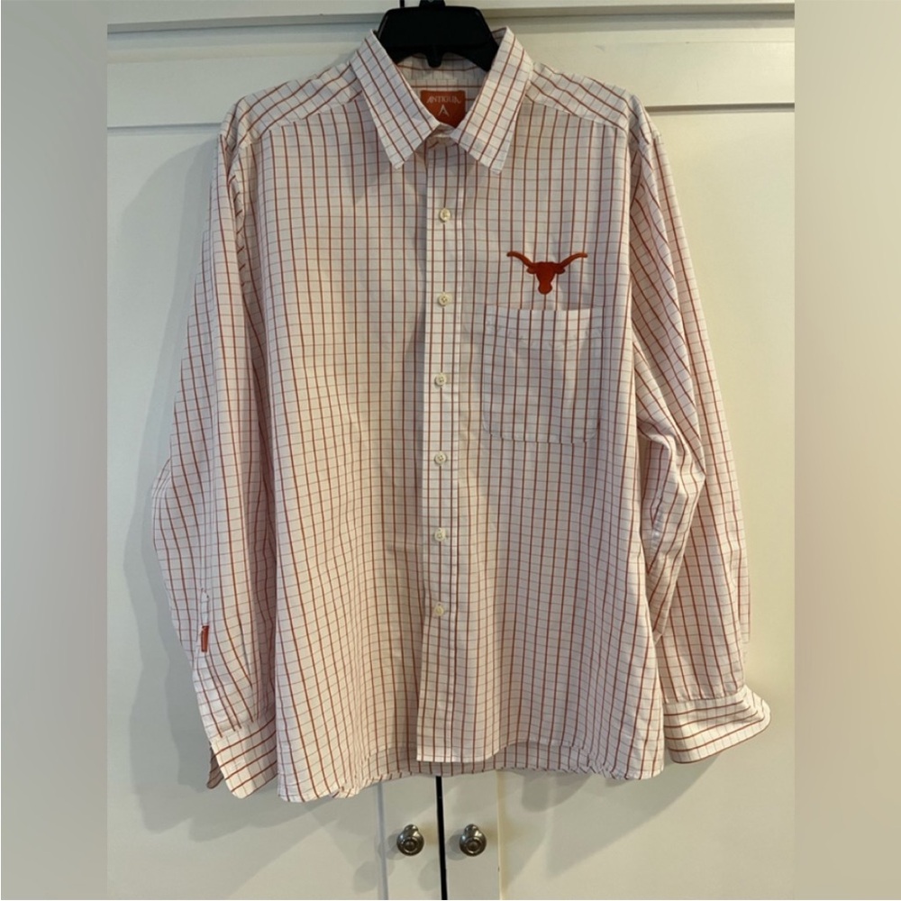 Pristine Antigua University of Texas Men's longhorn Button Down Shirt